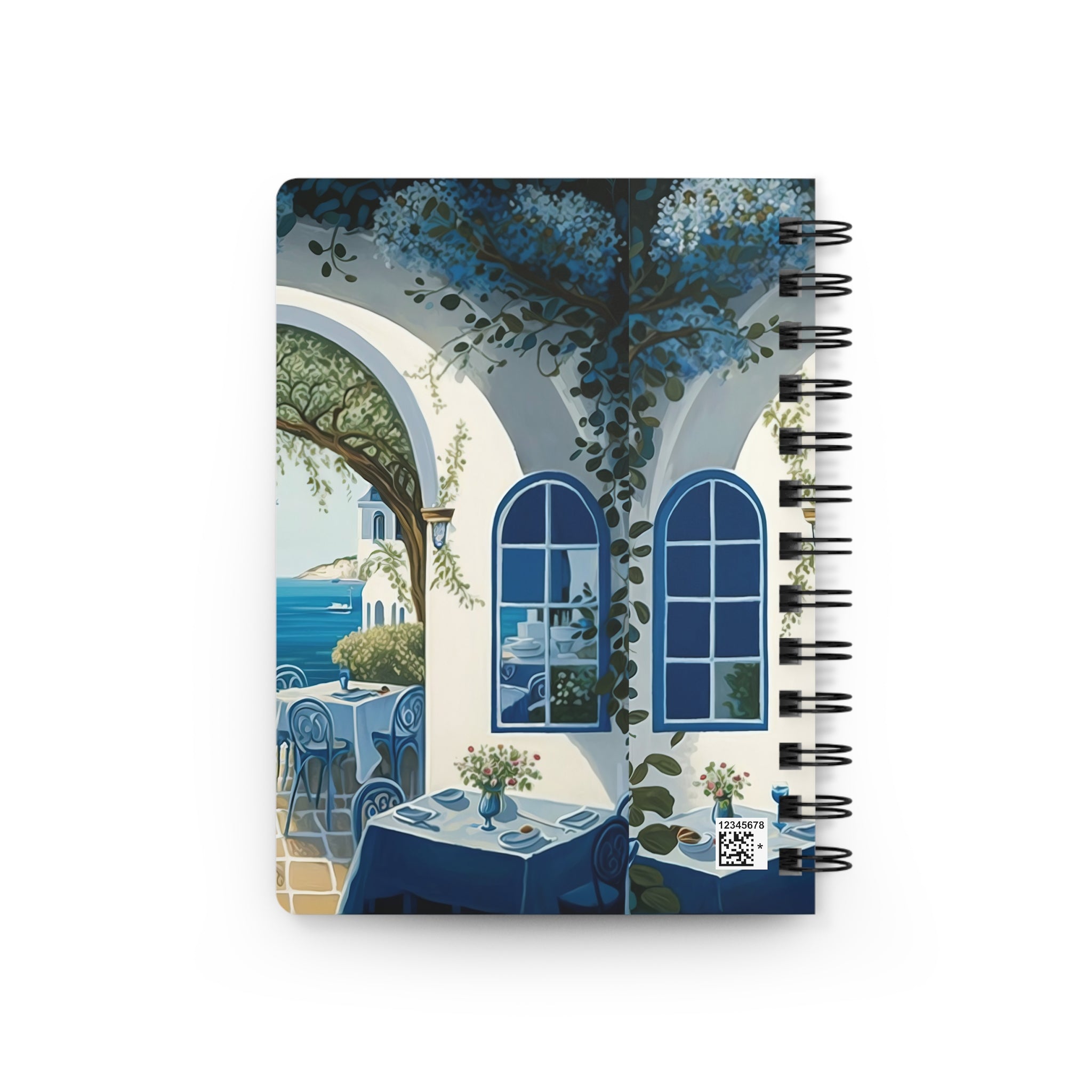Coastal Escape Spiral Bound Journal, Beach Vibes Diary, Travel Notebook, Gift for Writers, Ocean View Planner