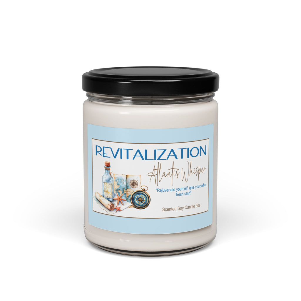 Revitalization Scented Soy Candle - Atlantis Wave, Ocean Breeze Candle, Relaxation Gift, Home Decor, Spa Essential, Gift for Her