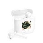 Elegant Authenteek  Wireless Earbud Case, Personalized Earbud Holder, Tech Accessory Gift, Floral Design, Custom Gifts for Her