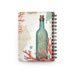 Ocean-Inspired Spiral Bound Journal, Nautical Notebook, Travel Journal, Beach Gift, Coral Design