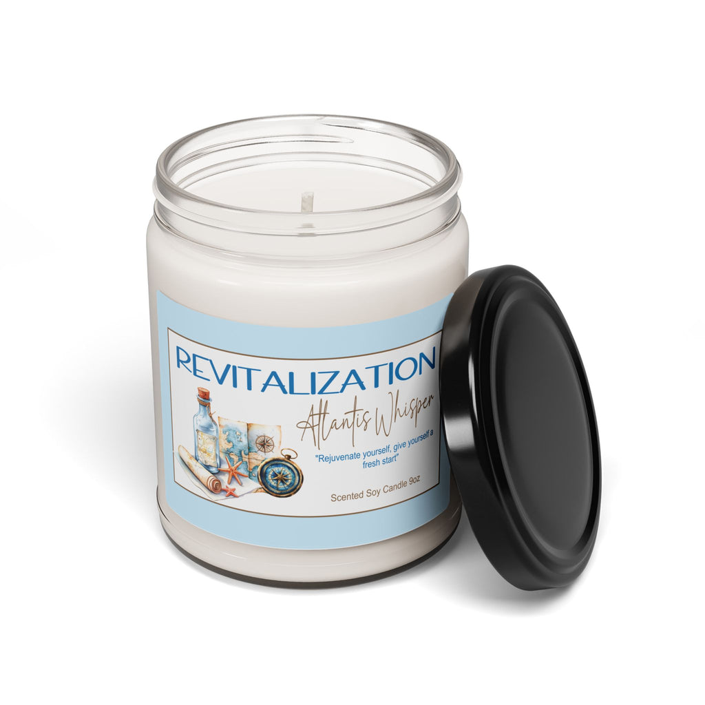 Revitalization Scented Soy Candle - Atlantis Wave, Ocean Breeze Candle, Relaxation Gift, Home Decor, Spa Essential, Gift for Her